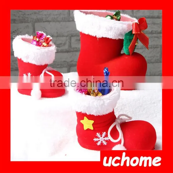 UCHOME Hanging Christmas Decorations Shoes Plastic Christmas Shoe For Gilf And Candy Decoration For Shoe And Boot Shop photo-4