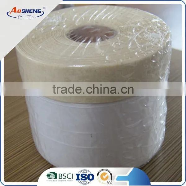 Taped Folded Hand Masking Film Covering