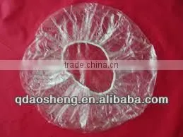 Transparent Hotel pe Shower Cap Disposable Shower Cap