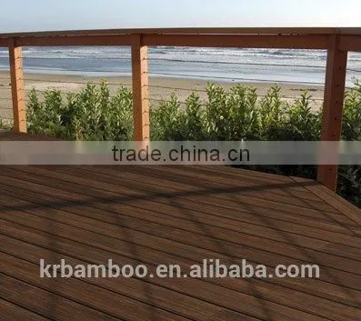 Natural Durable Carbonzied Waterproof Anti-slip Outdoor Decking Tiles photo-5