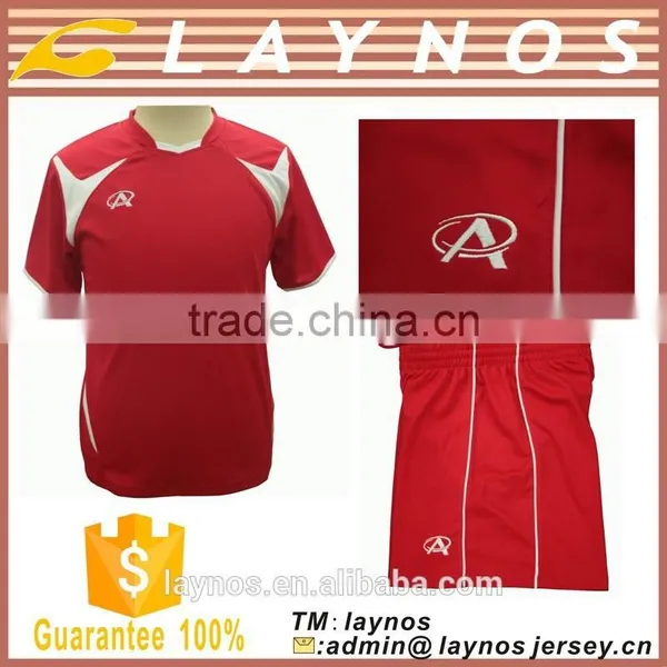 2015 Hot Selling Wholesale Cheap Football Uniform Newest Soccer Jersey Set photo-5
