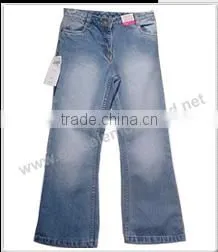 Men's Baggy Straight Padded Rip Fit Jeans WM-022