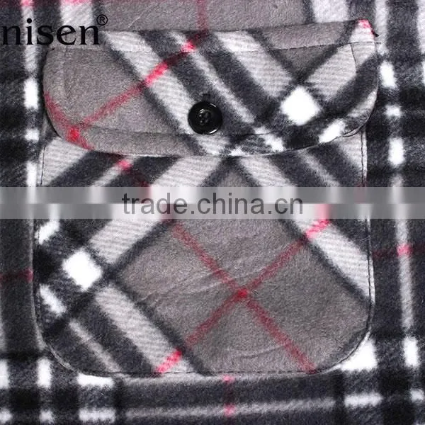 Garment Stock Factory 100% Polyester Fleece Men Coat photo-5