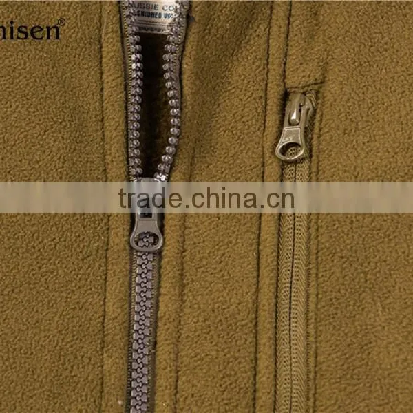 China Factory Wholesale Men Cheap Polar Fleece 100% Polyester Jacket Winter Coat photo-3