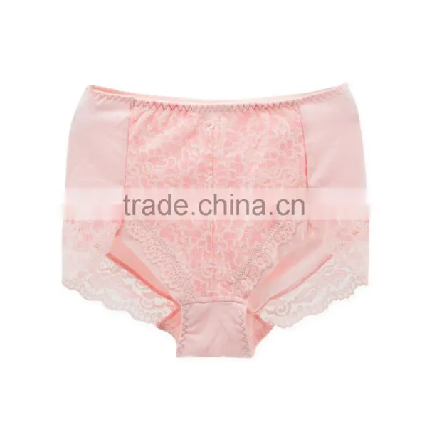 High Quality Custom 95% Cotton 5% Spandex With Lace Sexy Fancy Woman Underwear photo-5