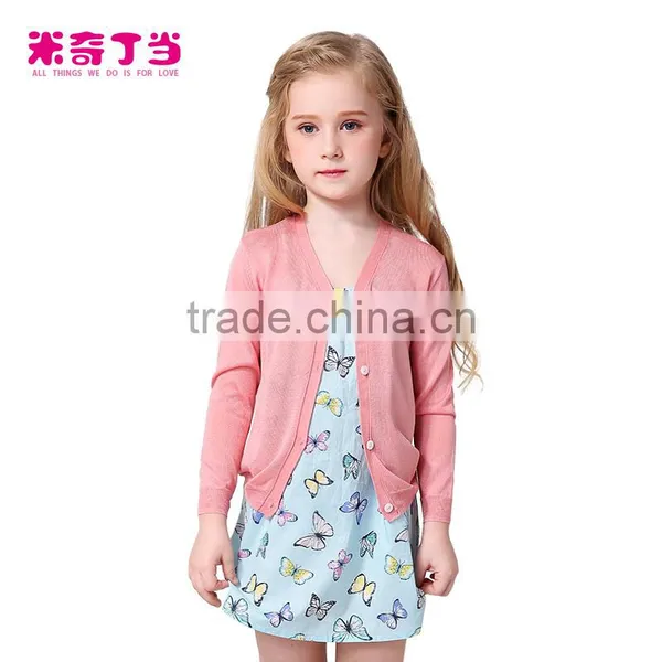 New Style Hot Sale Simple Cardigan Thin Knitting Multi-color Girl Cardigan Sweater photo-4