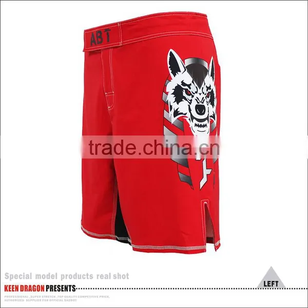Mens Sportswear Fashion Design Animal Print Custom Mma Shorts photo-3