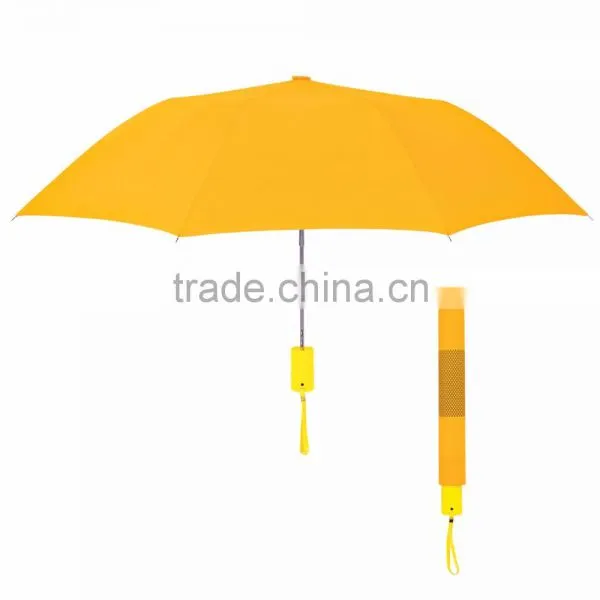 42" Arc Neon Telescopic Automatic Folding Umbrella - Nylon Material, Matching Sleeve and Handle and Comes With Your Logo photo-3