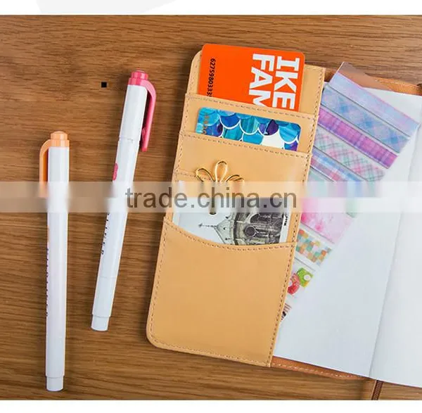 A6 Size PU Cover Agenda Planner With Metal Clasp Case Bound Diary Customizable Office Notebook photo-5