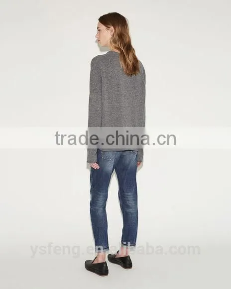 2017 New Design Hand Knitted Woolen Girls Sweater photo-3