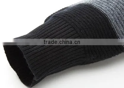Men Fashioned Jacquard Strip Knitted Pullover Sweaters With Wholesale Price photo-5