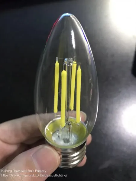 LED Filament Candle Bulb 4W Sapphire C35 E27 4W 6000K photo-2