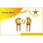 Shiny Gold Divot Repair Tool Custom With Plating Ball Marker