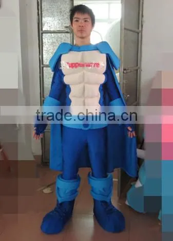 Custom Made Adult Superman Costume With Chest Muscles