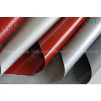 Grey Both Side E-Glass Fiberglass Silicone Cloth