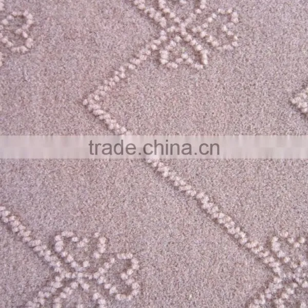 Nonwoven Polyester Single Velour Jacquard Carpet photo-2
