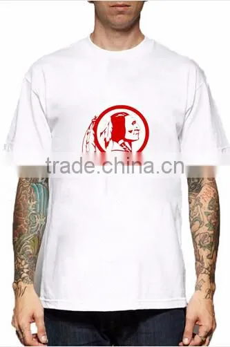T Shirt Men Indian Element Designer Clothes High Quality Male Tops Wholesale Fashion Cotton White Retro Tee photo-3