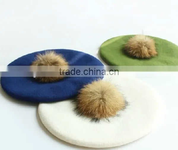All Colors Real Raccoon Fur Ball Accessory/ Fur Ball Keychain