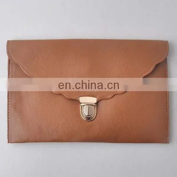 Women's Handbag Scalloped Clutch Luxe Cross Body Clutch 5 Colors photo-2