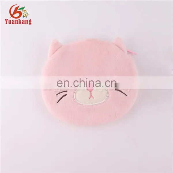 China Manufactory Stuffed Zero Wallet Plush Animal Cat Change Purse Baby Mom Soft Shopping Coin Purse