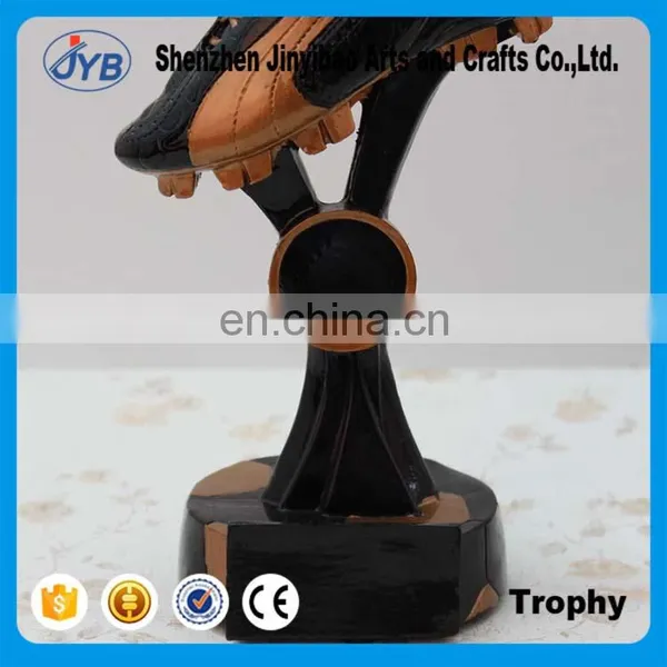 Creative Resin Gold and Black Color Gym Shoes Trophy photo-3