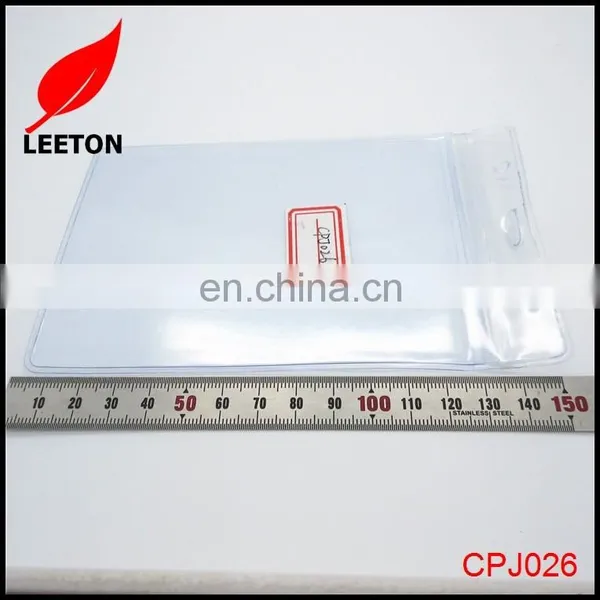 Good Quality Plastic PVC Zip Lock ID Card Badge Holder photo-2