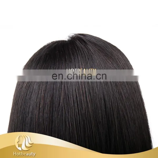 Virgin Human Hair Wig Natural Black Straight Wholesale photo-3