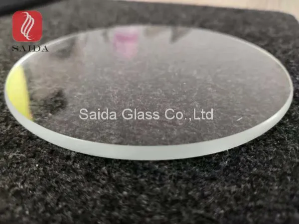 China OEM Glass Manufacturer 4mm Heat Tempered Round Shape With Flat Polished Edges for Coaster photo-2