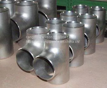 Din 2615 Butt Welding Galvanized Straight/equal Pipe Tee In Stock