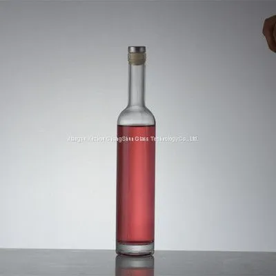 Production and processing of customized glass bottles, wine bottles and beverage bottles