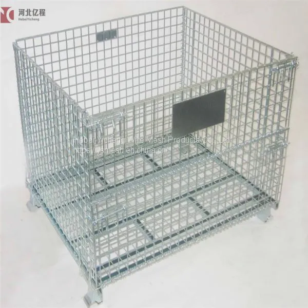 Heavy Duty Collapsible Steel Wire Mesh Pallet Container With Best Price photo-3