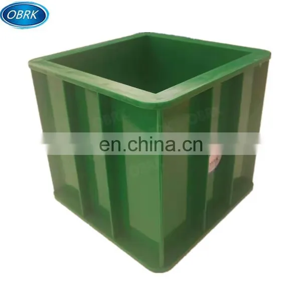150x150x150mm Plastic Concrete Test Cube Mould Mortar Cube Test Mould Concrete Cube Mold 6" x 6" photo-2