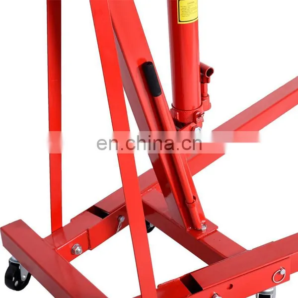 Hydraulic 2 TON FOLDING SHOP CRANE Mobile Engine Hoist Lifter Workshop Lift photo-3