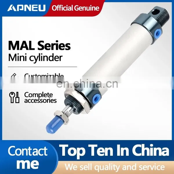 Pneumatic Cylinder Mini Cylinders MAL SC TN Mini 16 20 25 32mm Bore 25/50/75/100/200/300/400 Stroke Pneumatic Air Cylinder photo-2