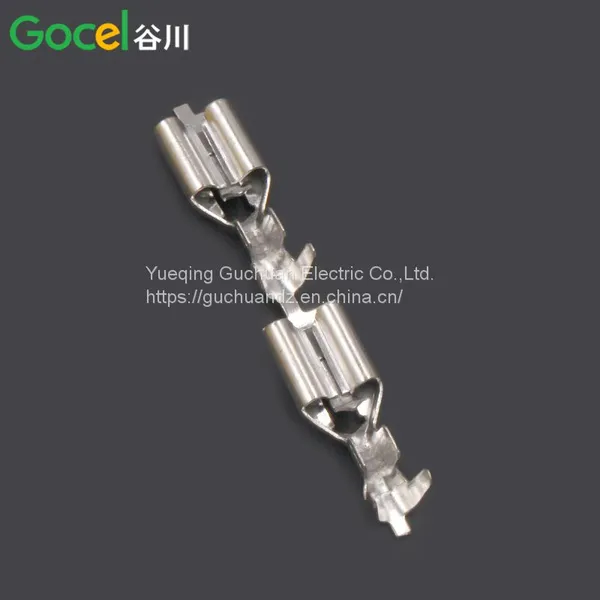 DJ622-J5.2A Self-locking Plug Spring Straight Terminal Block Brass Tin Plated Straight Strap Connector photo-3
