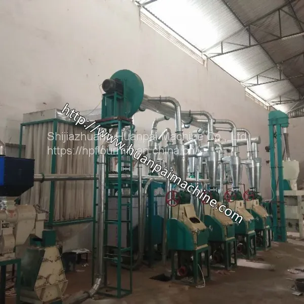 Corn Flour Making Machine Maize Meal Making Plant 50T Super Grain Flour Making Machine