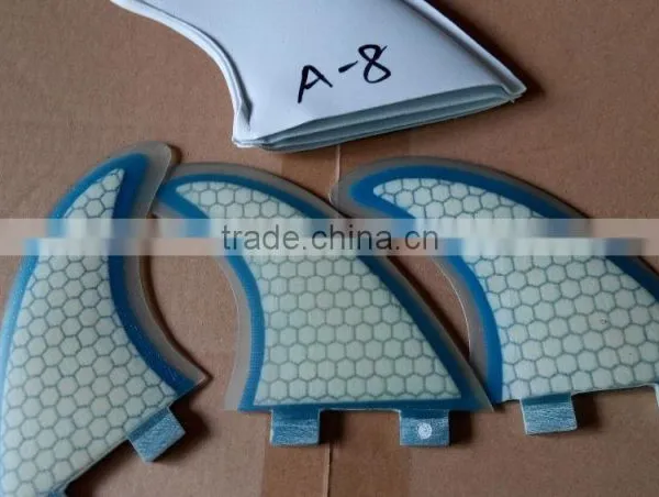 Fiberglass Honeycomb Surfing Fin FCS and FUTURE Type JSF011 photo-3
