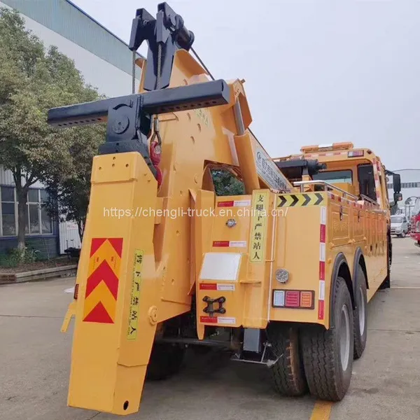 Howo 6x4 Wrecker Truck 20ton 25ton Heavy Duty Tow and Lift Truck Wrecker photo-3