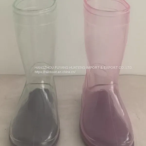 2027 New Fashion Colourful Transparent Kid Boots,Transparent Child Boots,Transparent Children PVC Boots,Popular Style Kid Boot photo-5