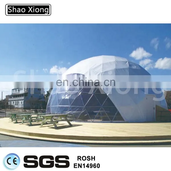 10m Geodesic Dome Tent Inflatable Dome Canvas Camping Tent For Sale photo-4