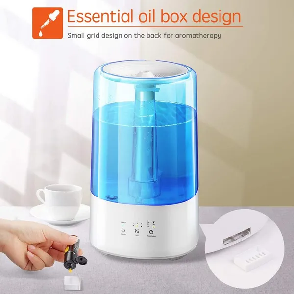 Home Humidifier Wholesale Modern Top Fill Water 3.5L Capacity Household Ultrasonic Air Humidifier photo-3