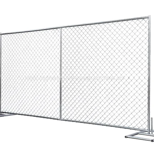 Temp Fence Temporary Chain Link Fence Panel 6x12 Rent a Fence China Supplier Factory Barrier Stand Clamp Accessories photo-5