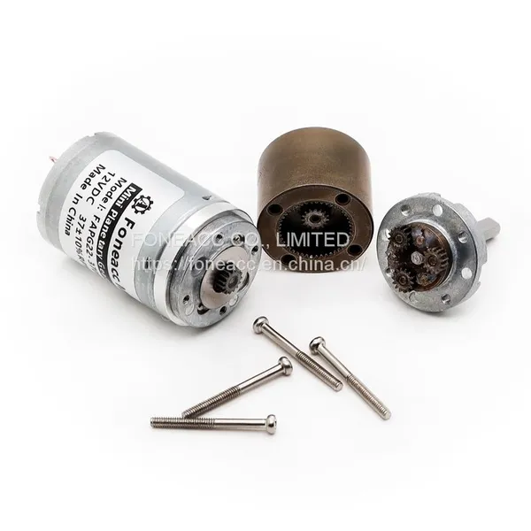 PG22-370 12V 24V Φ 22mm Diameter Mini Planetary Geared 370 Motor photo-2