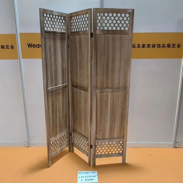 Decorative Wooden Panel Chinese Ancient Style Room Divider for Home Office Artistic Partition Wall Screen for Living Room photo-4