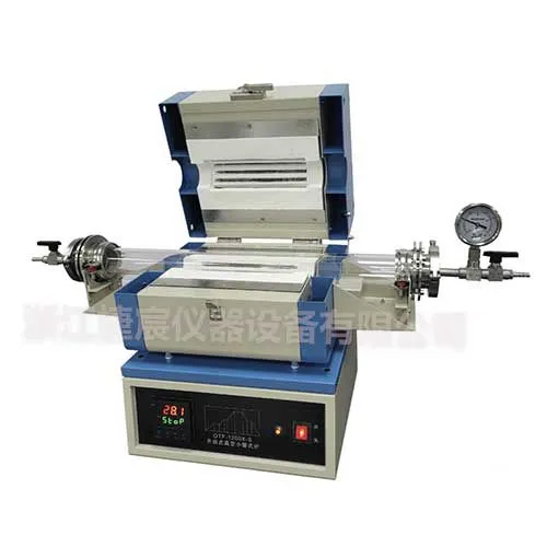OTF-1200X-S Micro Opening Single Temperature Zone Tube Furnace 1200 ° C photo-3