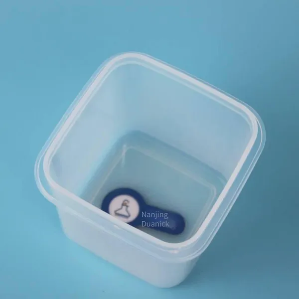 Pfa Food Storage Box, Square Vessel Made of Polytetrafluoroethylene, Acid and Alkali Resistant, Imported Square Box With Lid for Sealing photo-3