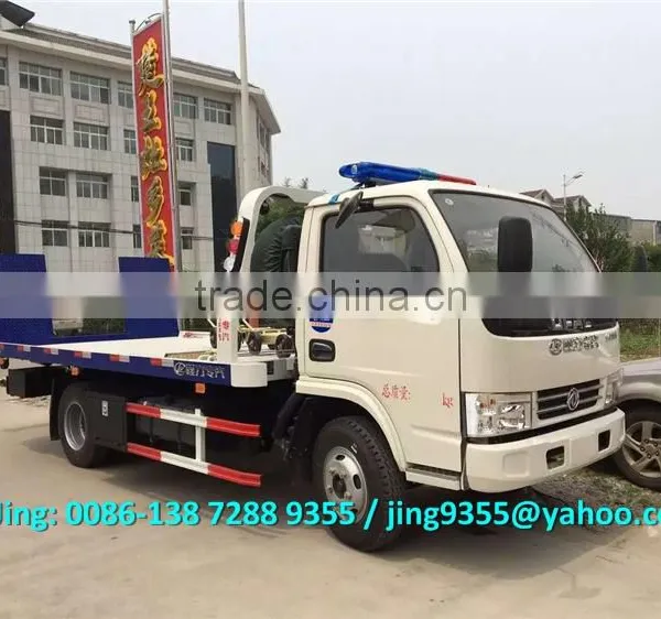 2016 New Euro IV Mini China Tow Truck, 4200*2300 mm Platform Tow Trucks Sale in Chile photo-2
