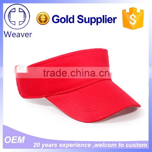 Various Color OEM 100% Cotton Sun Visor Hats