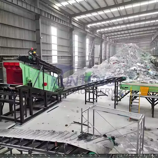 Building Waste Recycling Machine Chain Plate Feeder Rotary Trommel Screen Machine for Separating Waste EPC photo-3