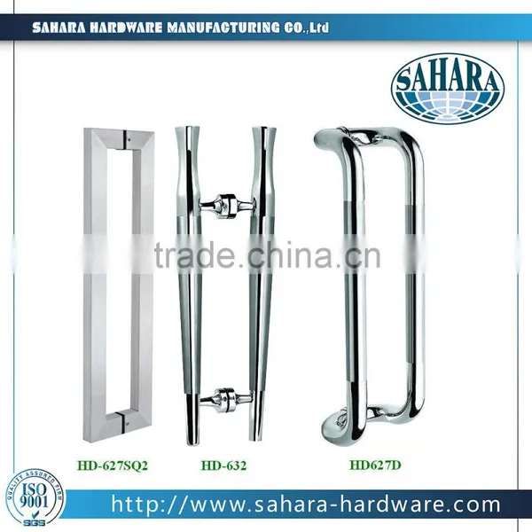 2015 Hot Selling High Quality China Gaoyao ss H Shape 0.8mm Thickness Glass Door Handle photo-6